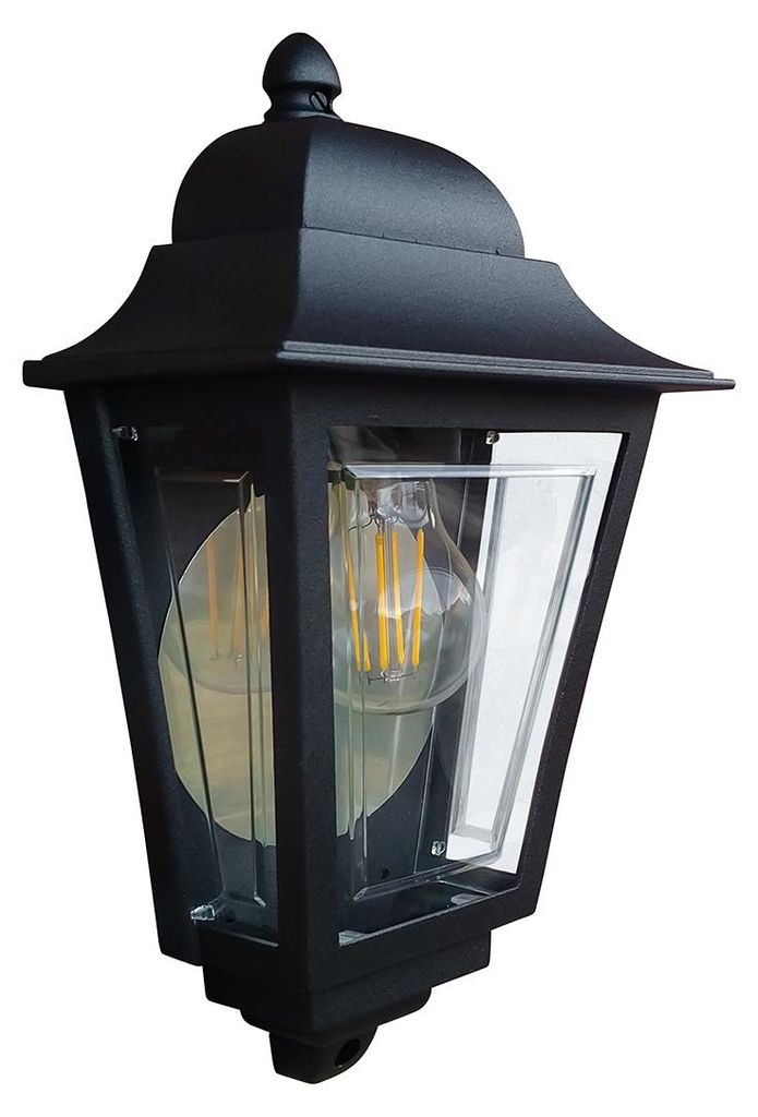 Elstead Deco Lane Außenwandleuchte E27 Schwarz IP44,  UK Produktbild 