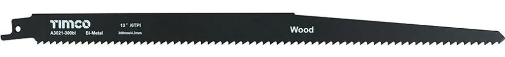 Timco - Lame per seghe alternative - Taglio del legno - Bi-metallo (misura S1411DF - 5 pezzi)