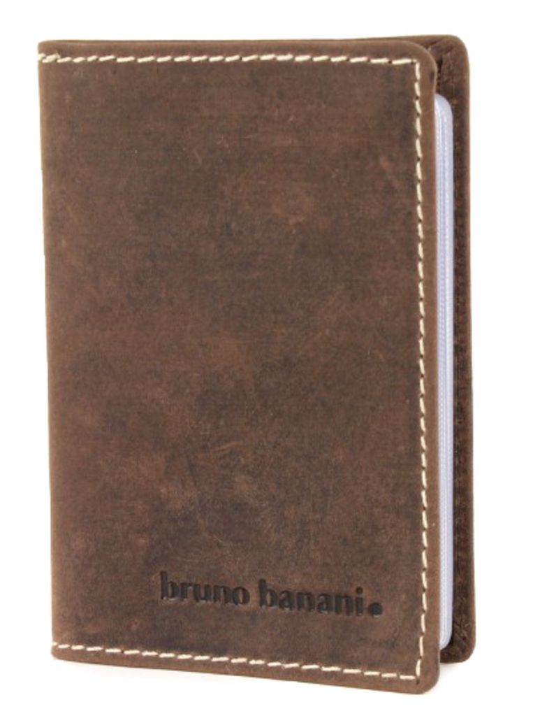 bruno banani Kartenetui Phoenix Credit Card Case Brown dunkelbraun