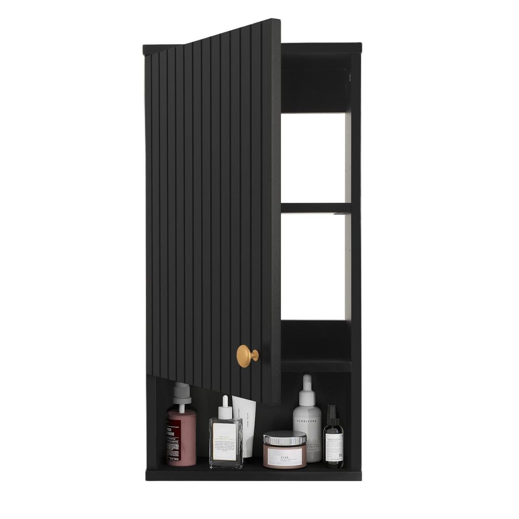 Puluomis Wandschrank Bad Badezimmerschrank, Vielseitiger Produktbild 