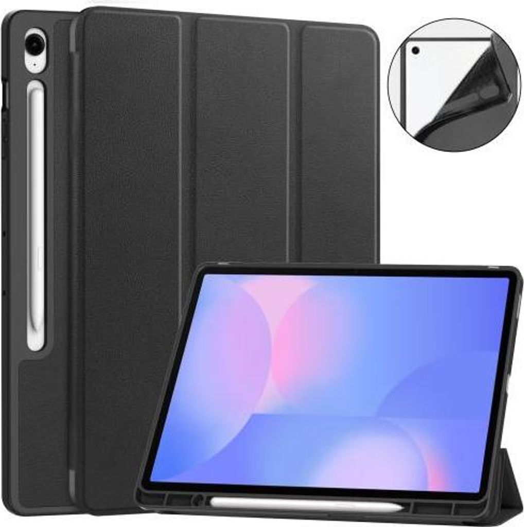 Smartcase til Samsung Galaxy Tab S10 FE+ sort