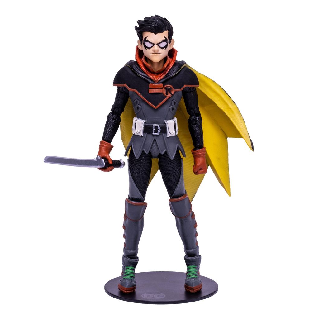 A full-body shot of a Robin action figure.