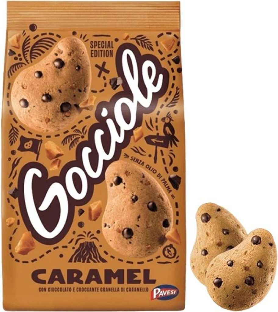 Ciasteczka karmelowe Gocciole 300g - Pavesi Zdjęcie produktu 