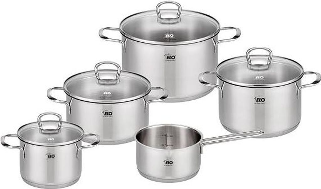 ELO Jaspis Set de 5 pots, acier inoxydable ELO 90835 Image du produit 