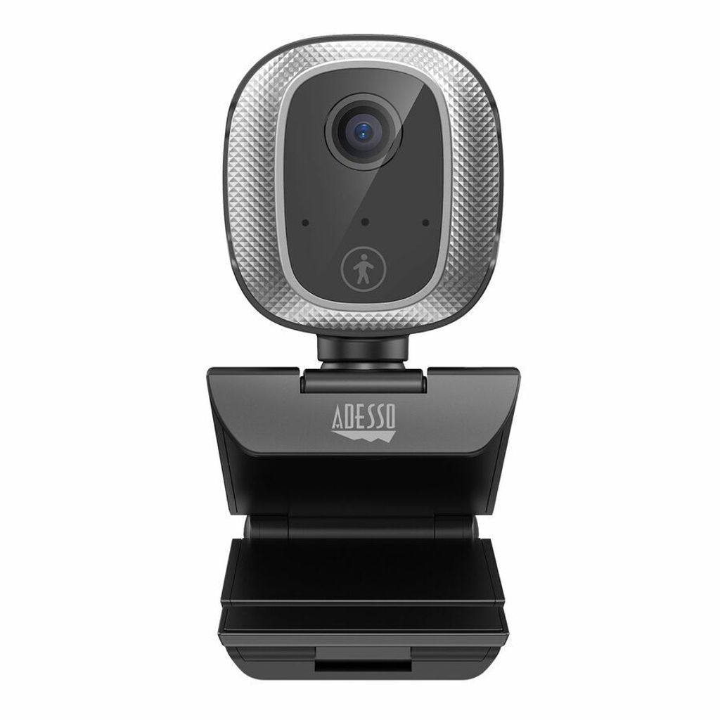 Adesso 1080P HD H.264 FIXED FOCUS USB WEBCAM WITH 305 MOTION TRACKING, BUILT-IN MICROPH