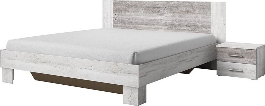 Meublorama DS-HA-VERA-GRI-CLAIR-224ZDH52*3C/87KG, MDF-Platten, 1860 mm, 2050 mm, 850 mm, 87 kg, 93 kg