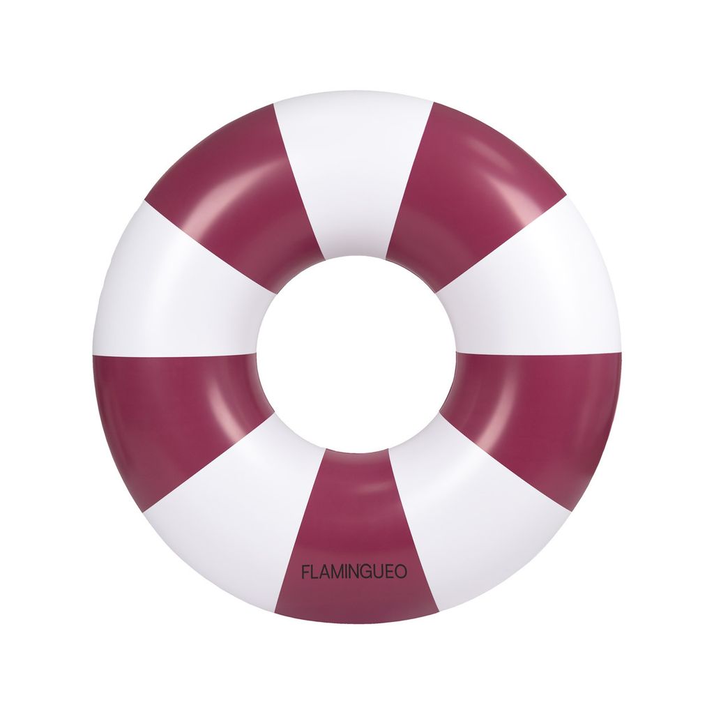 Schwimmring Große Vichy PVC Burgundy Produktbild 