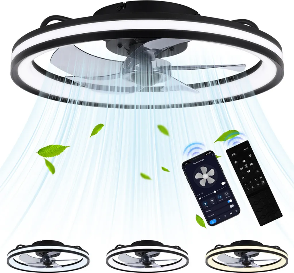 Clanmacy 50cm: Il Ventilatore da Soffitto per un'Atmosfera Relax