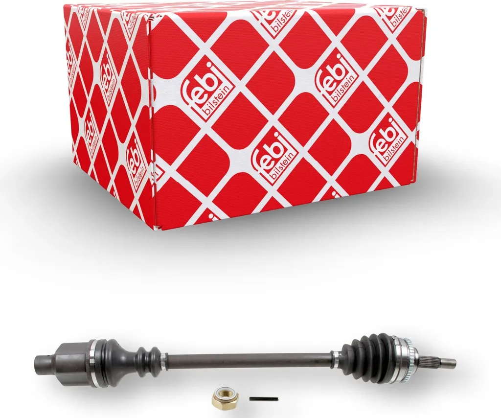 Cardan avant droit FEBI 184837 pour Renault Kangoo et Clio II 1.2 à 1.6