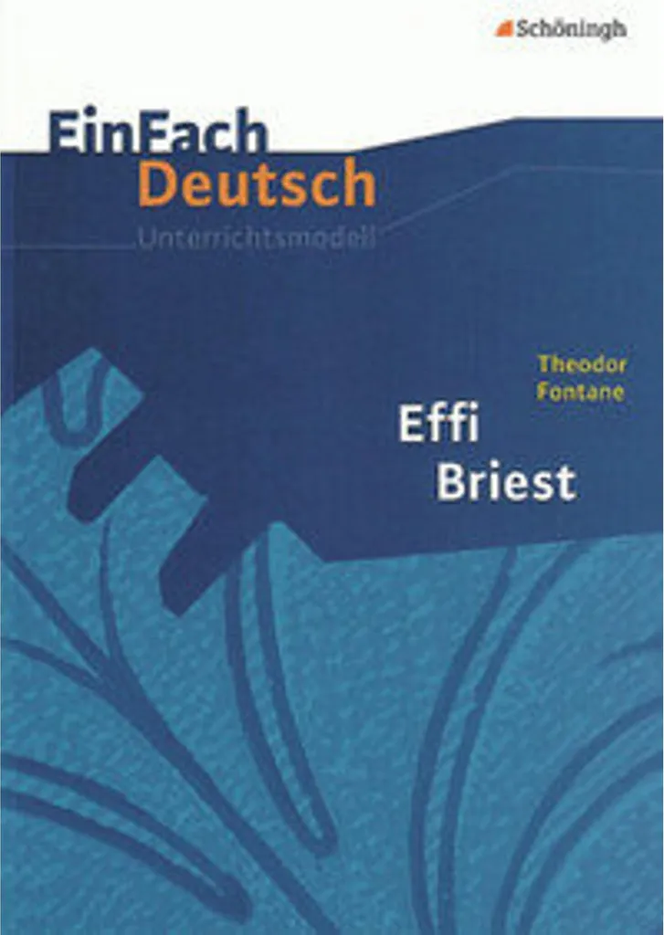 Manuel de Littérature Effi Briest EinFach Deutsch Modèles de Cours