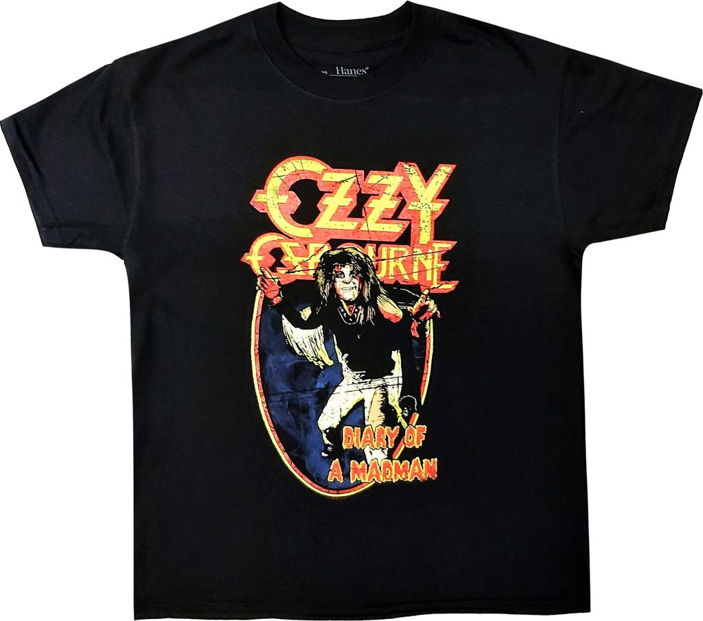 Ozzy Osbourne - "Diary Of A Madman" T-Shirt für Kinder RO9735 (152-158) (Schwarz)