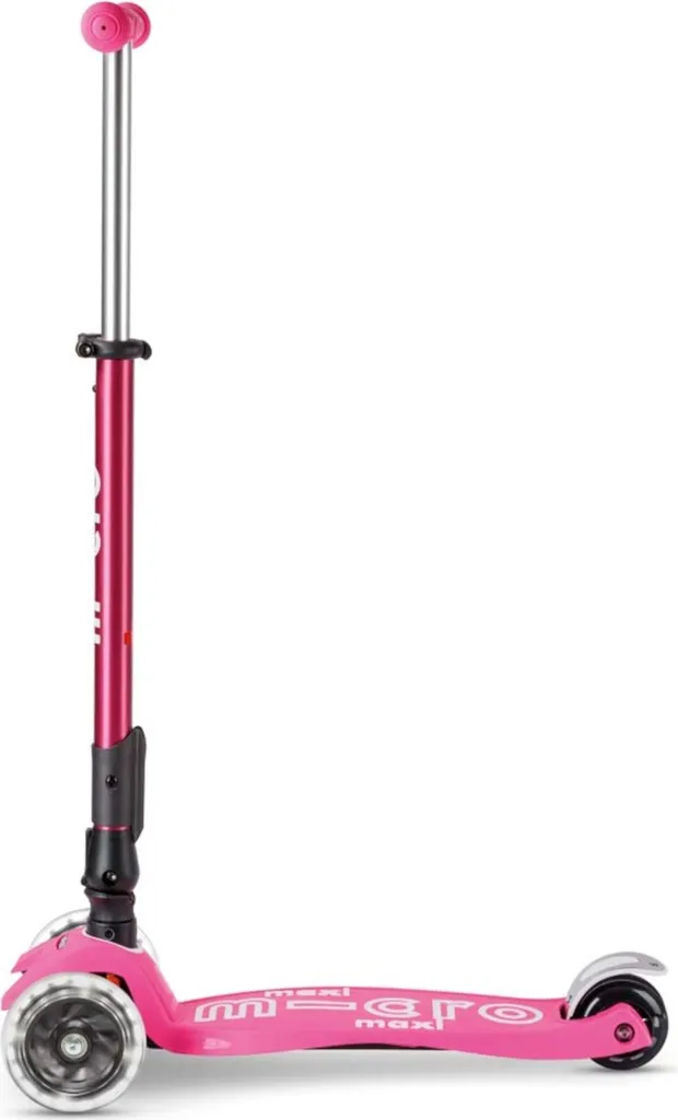 Trottinette Maxi Micro Deluxe Pliable LED Vert - Micro Mobility