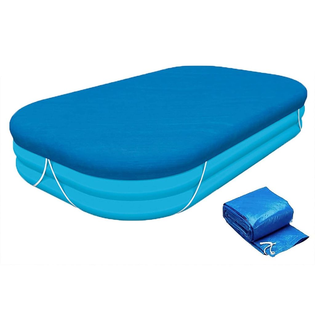 Familien Poolabdeckung rechteckig,wetterfeste Schutzabdeckung,Abdeckung für Planschbecken, Outdoor und Kinderpools