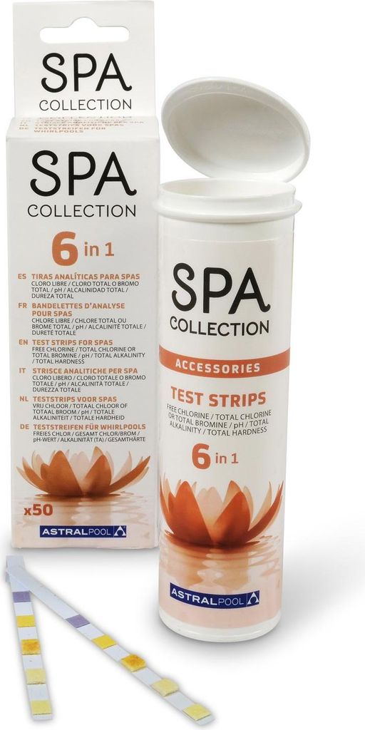 Astralpool SPA Collection 6-in-1 Teststreifen (50 Stk.)