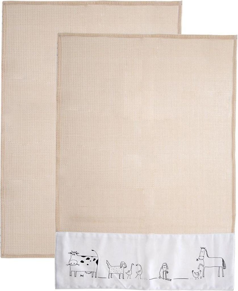 Orion | Kuchyňské utěrky - béžová - 70x50 cm - 2 kusy - Obrázek produktu 
