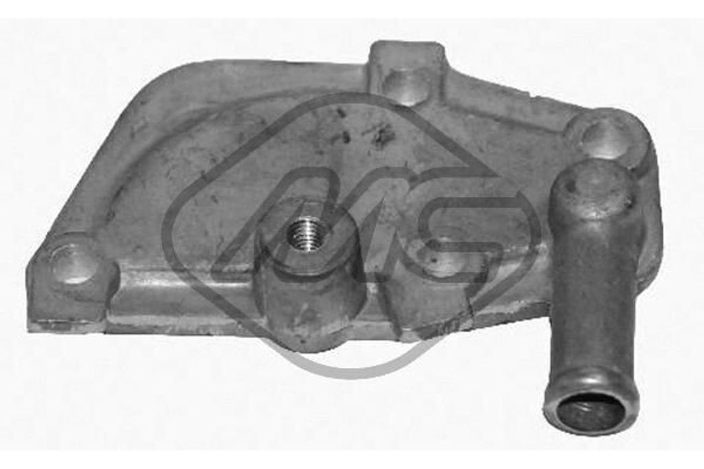 Metalcaucho Wasserpumpengehäuse Gehäuse Wasserpumpe 04619 für FIAT DUCATO Pritsche/Fahrgestell (230) Aluminium 0,07kg 60g