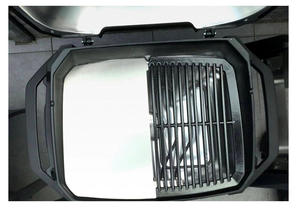 Grillrost aus Edelstahl V2A 1.4301 Grillplatte Plancha für WEBER PULSE 2000