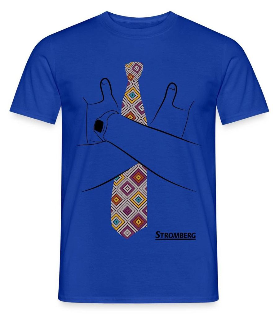 Spreadshirt Stromberg - Berthold „Ernie“ Heisterkamp Kostüm Karneval Männer T-Shirt, M, Dunkelblau