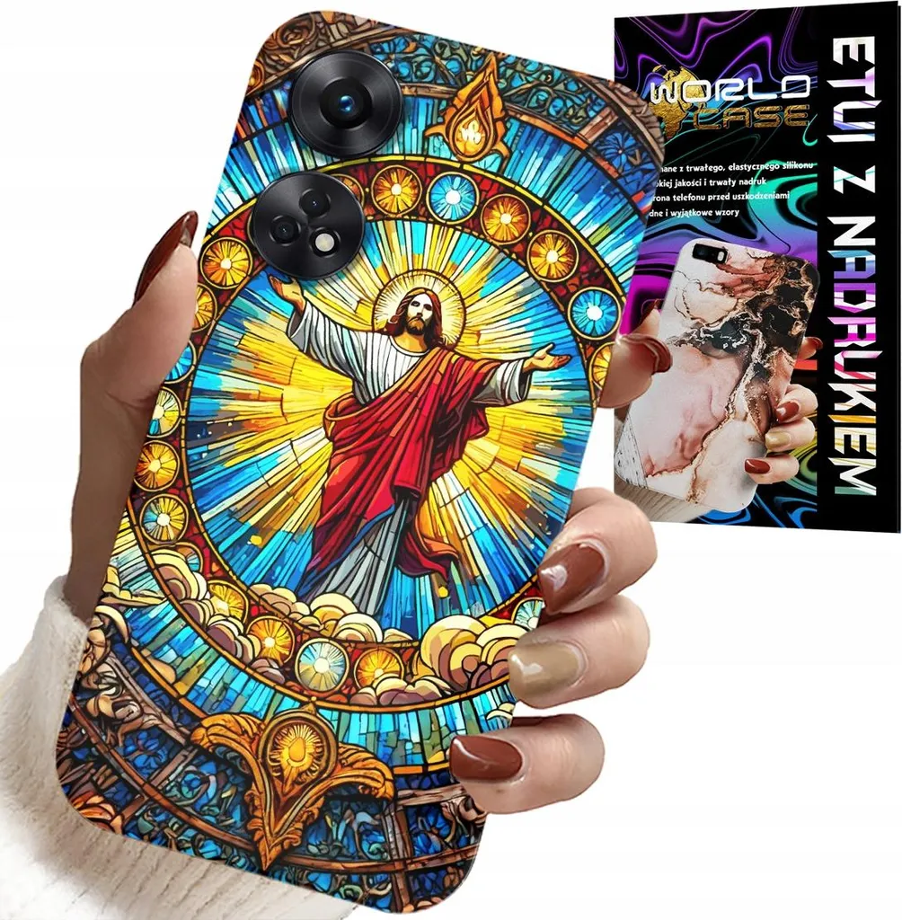 Custodia Oppo Reno8 T 4G Gesù e Cristianesimo con Vetro Temperato