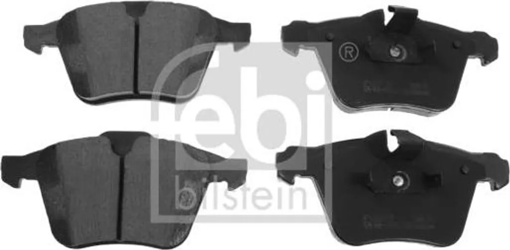 Jeu de plaquettes pour frein à disque FEBI 116374 compatible Jaguar