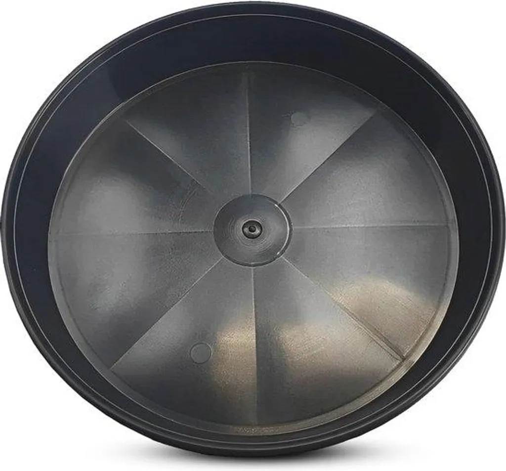 Set de 6 jardinières rondes grand format 45 cm de diamètre extérieur