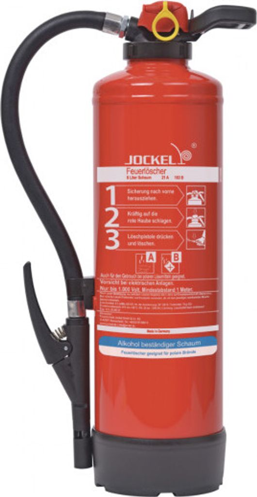 Jockel Schaum Feuerlöscher für polare Brände S6JX AR - alkoholbeständig -