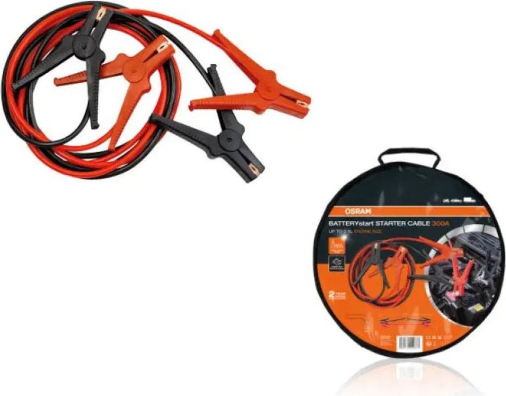 Káble na prúd OSC160 300A do 3,5L 6/12V AL OSRAM Obrázok produktu 
