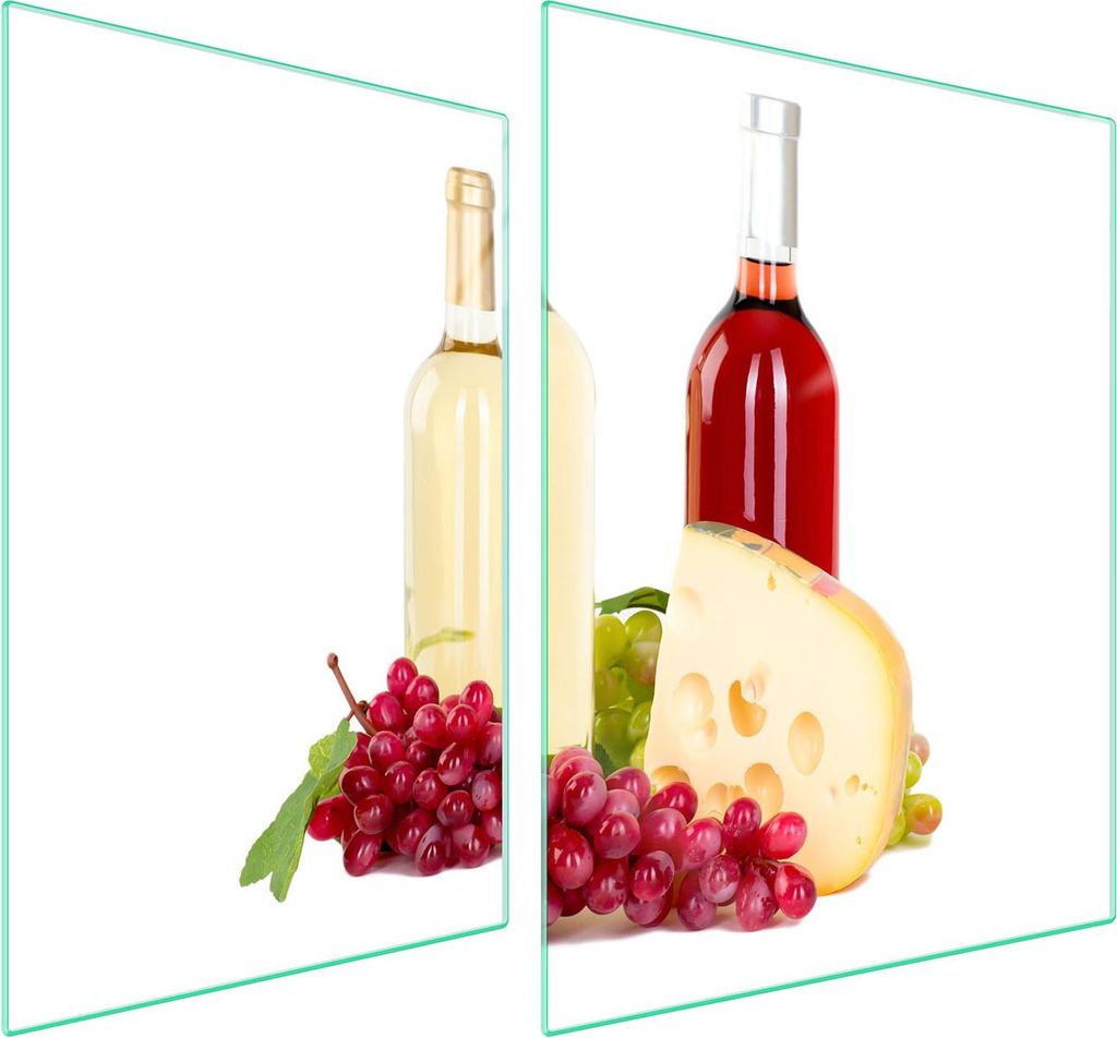 Glasschutzplatte Für Herd 70X52 Wein
