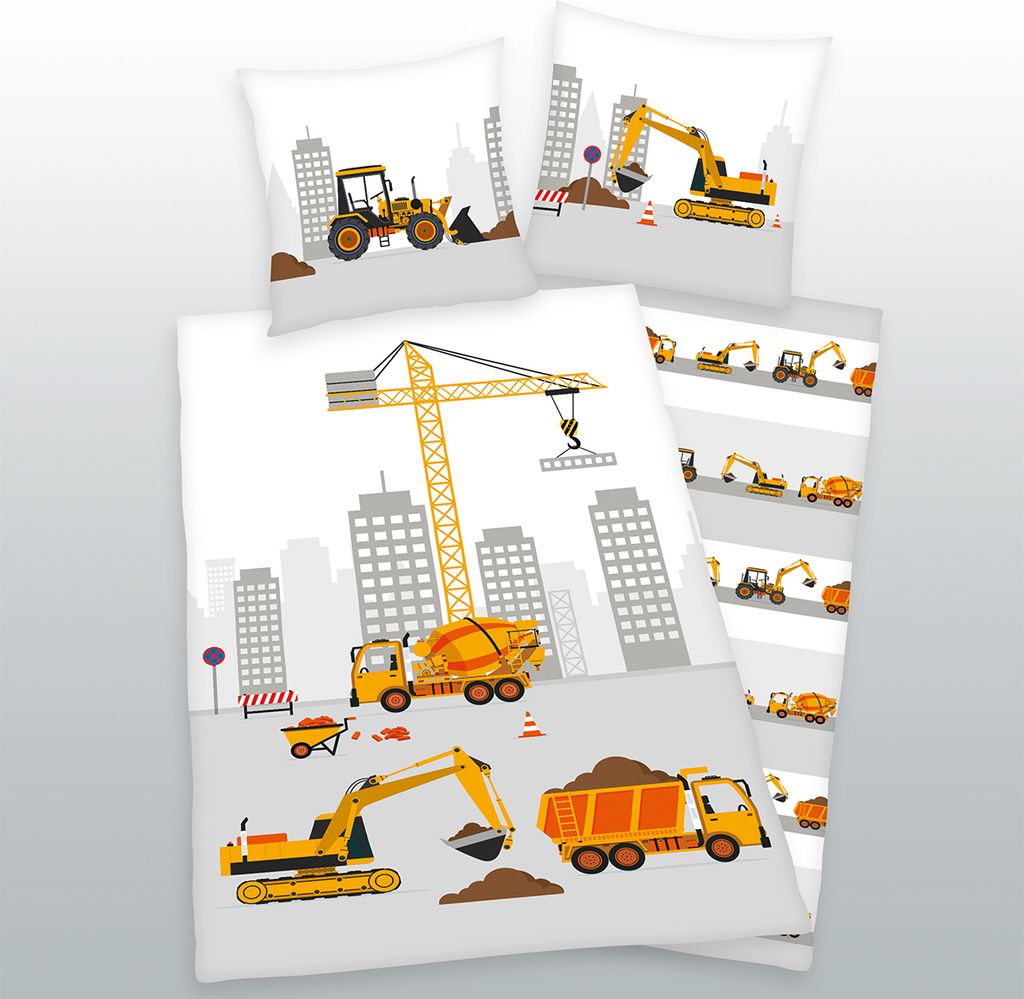 Baustelle Bettwäsche Produktbild 