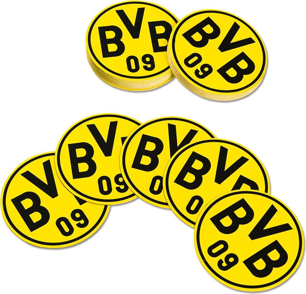 50 Bierdeckel Untersetzer Borussia Dortmund Bvb Neu Produktbild 