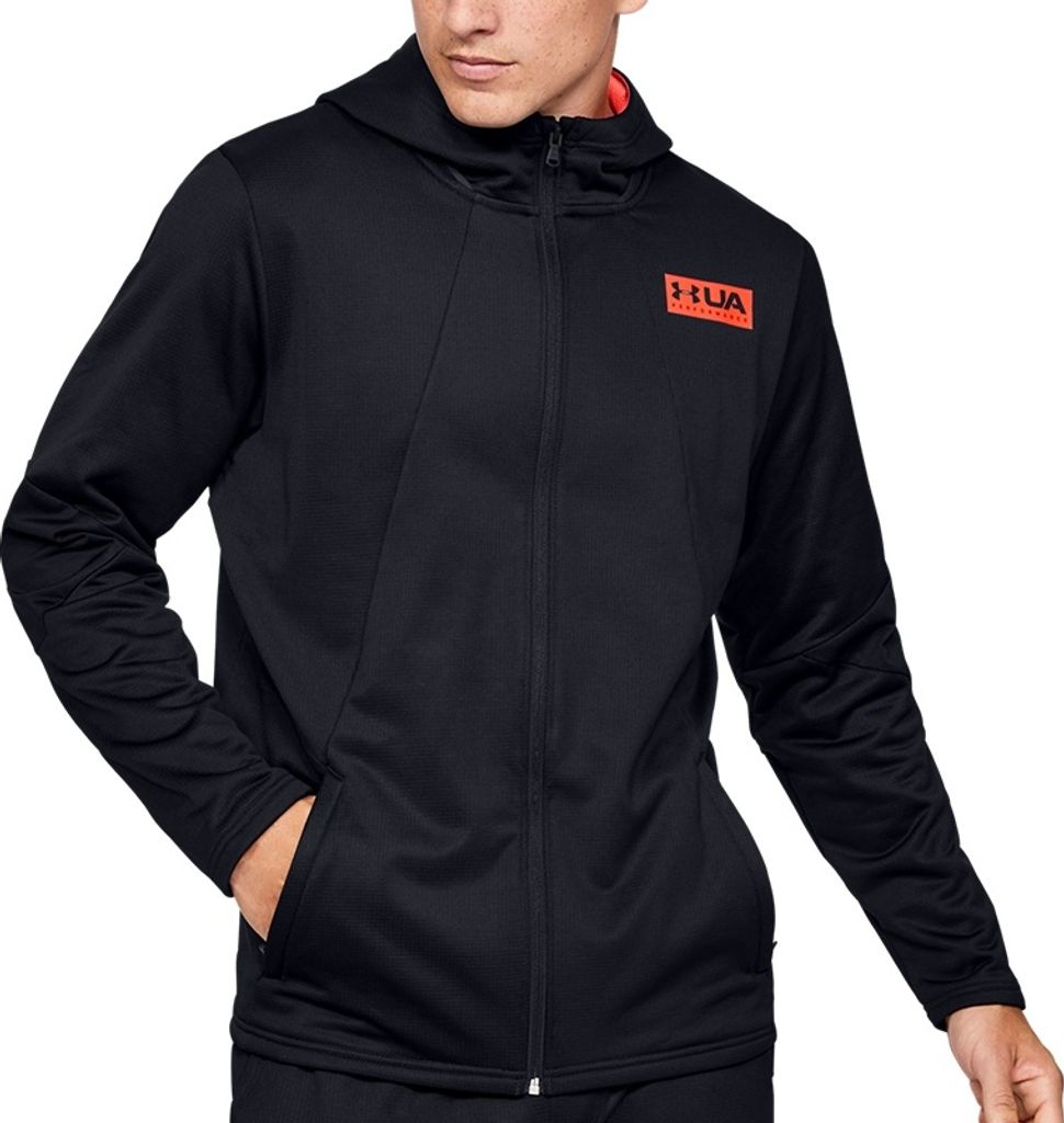 Under Armour Gametime Fleece Fz Black / / Beta Red S