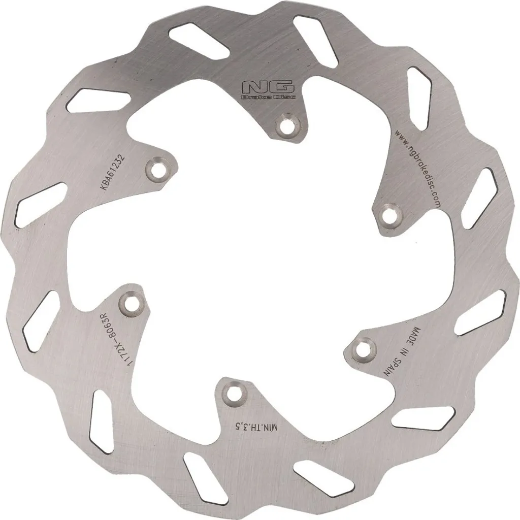 Disque de frein NG Wavy inox pour KTM 690 SMC haute résistance arrière