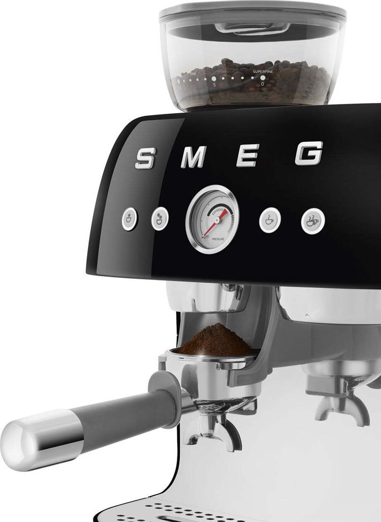 SMEG EGF03BLEU Kompakt Siebträgermachine sw Dampffunktion Obrázok produktu 6