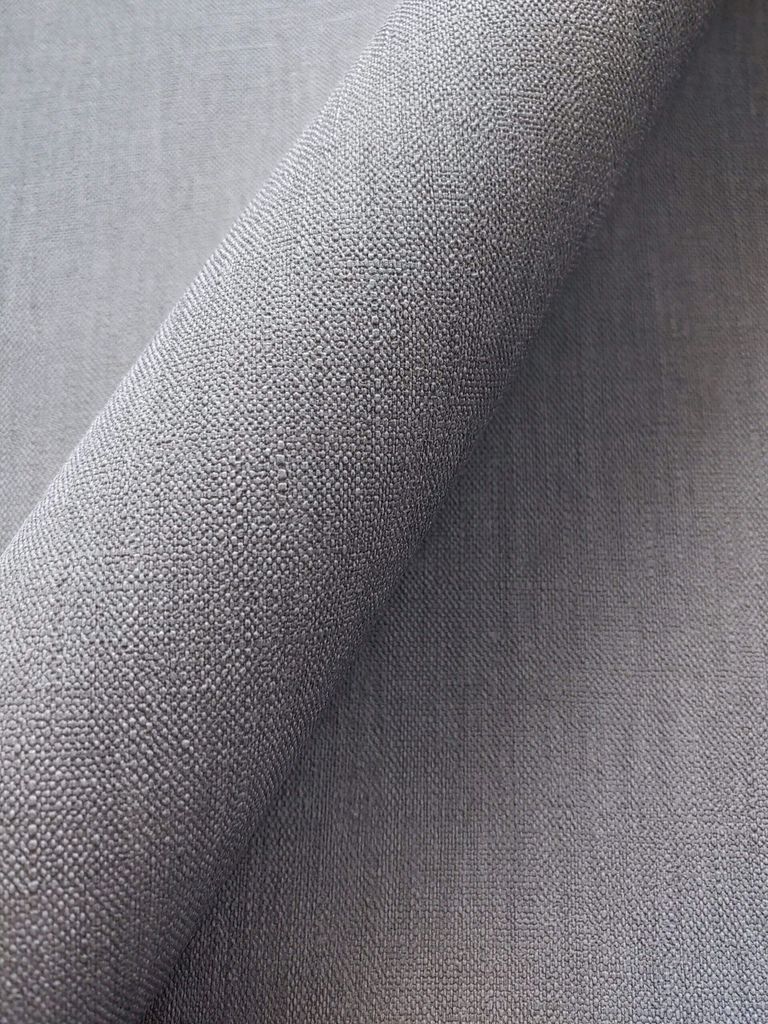 NEWROOM Tapete Grau Vliestapete Unifarbe - Unitapete Uni Stoff-Optik Textil Leinen-Optik Modern Struktur
