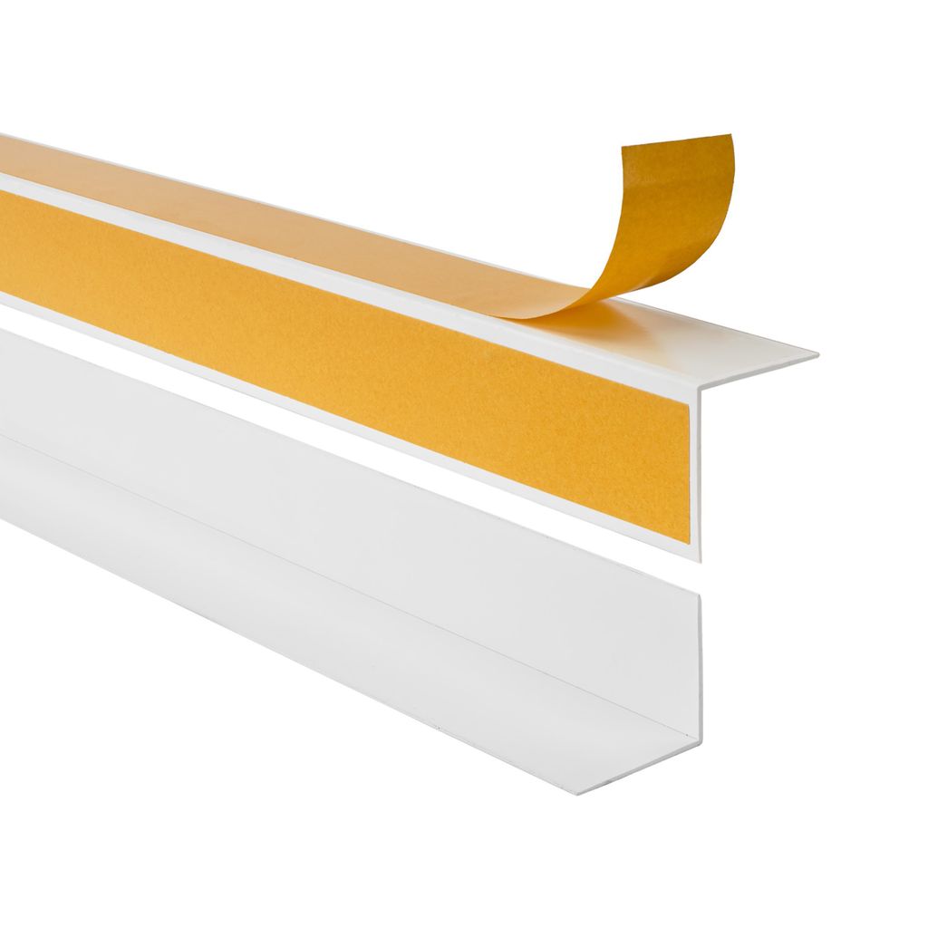 Winkelprofil Selbstklebend QUEST 35x35 mm, Hart-PVC Produktbild 