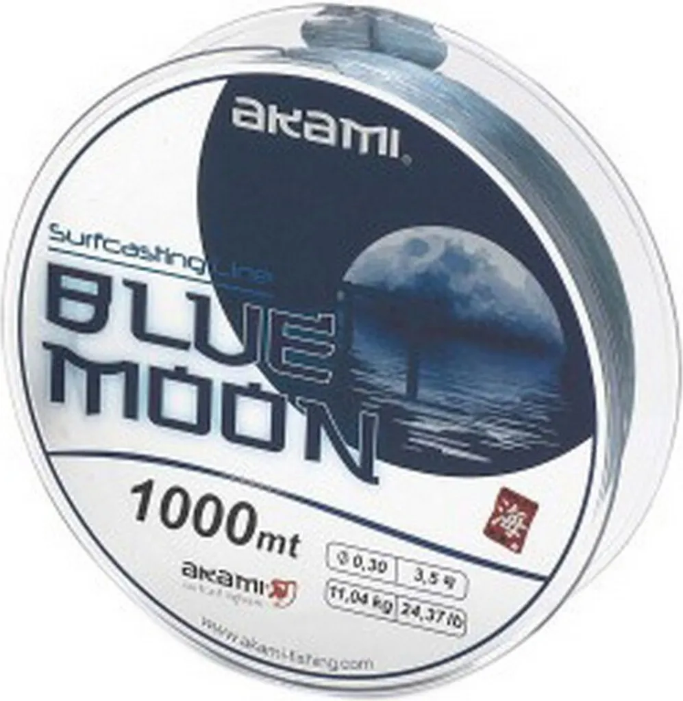 Monofilament Akami Blue Moon 1000m 0,40mm bleu haute résistance nylon