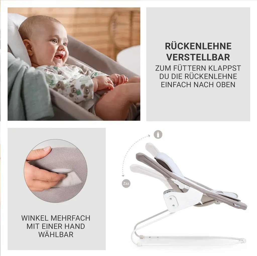 Hauck Alpha Plus Noir ensemble de naissance 4 pièces pour repas bébé - 8
