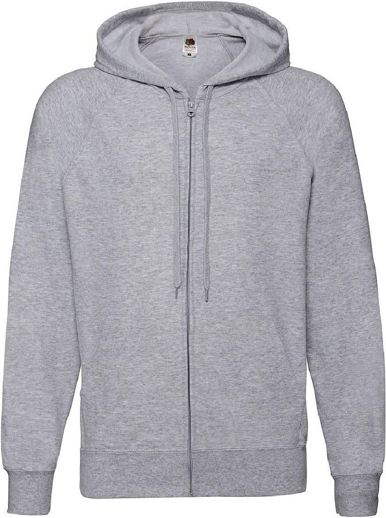 Fruit Of The Loom Herren Kapuzenjacke, leicht BC2655 (2XLarge) (Hellgrau)