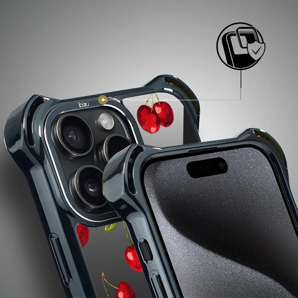 Cover iPhone 15 Pro Max IBIZU DropGuard Ultra Cherry Night MagSafe - 3