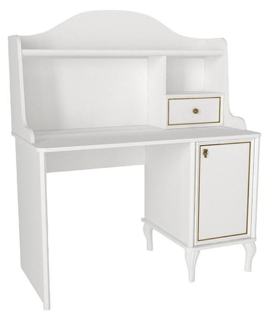 Schreibtisch Komfortabel Jugendzimmer Kindermöbel Weiß Moderne Möbel