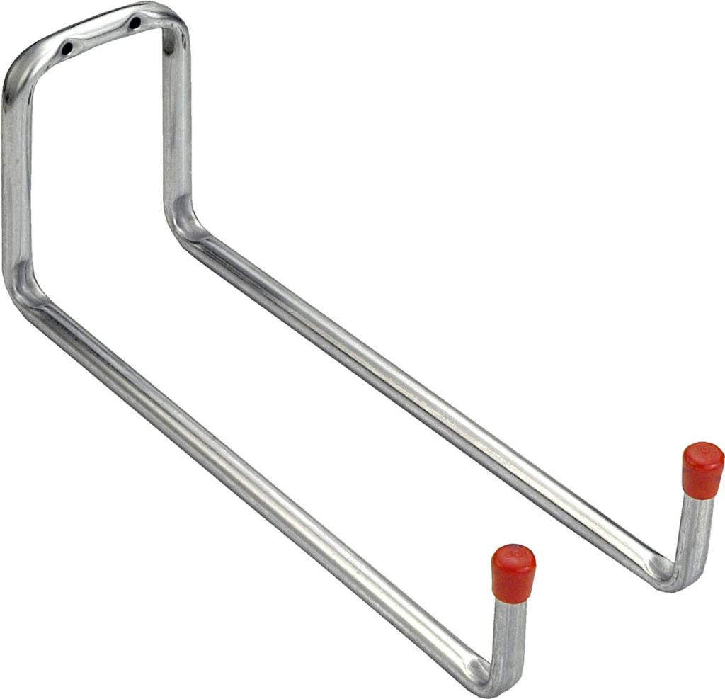 Connex Wandhaken 325 x 120 x 90 mm - Belastbar bis 10 kg - Mit schützender Gummikappe - verzinkt / Universalhaken / Montagehaken für Garage / Wer...