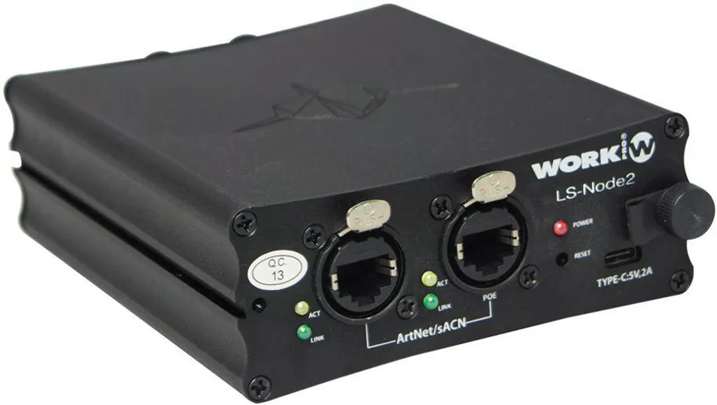 Travail LS-NODE2 Node Art-Net sACN vers DMX 2 Univers pour Eclairage