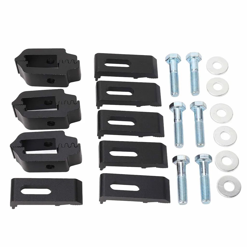 Lot de pinces de serrage pour couvre-tonneau et topper de pick-up noir