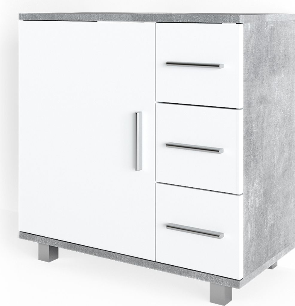 Mobile sottolavabo per bagno Vicco Ilias Calcestruzzo 60 x Immagine del prodotto 