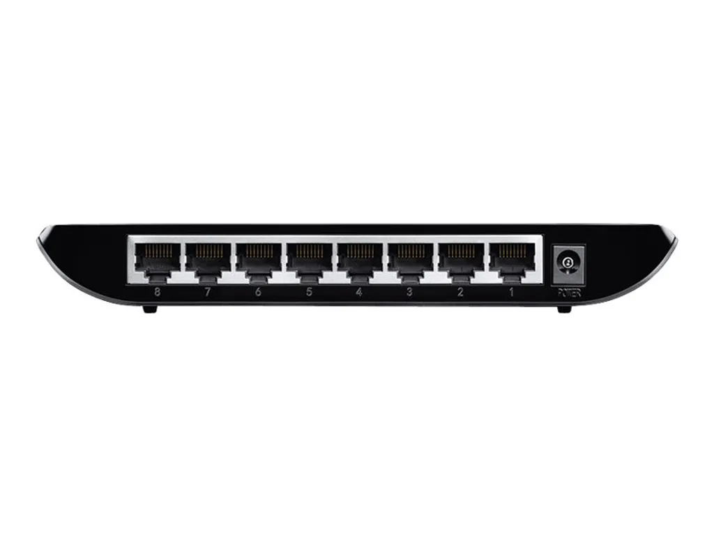 Switch Ethernet 8 Ports Gigabit pour Gaming et Télétravail Stable