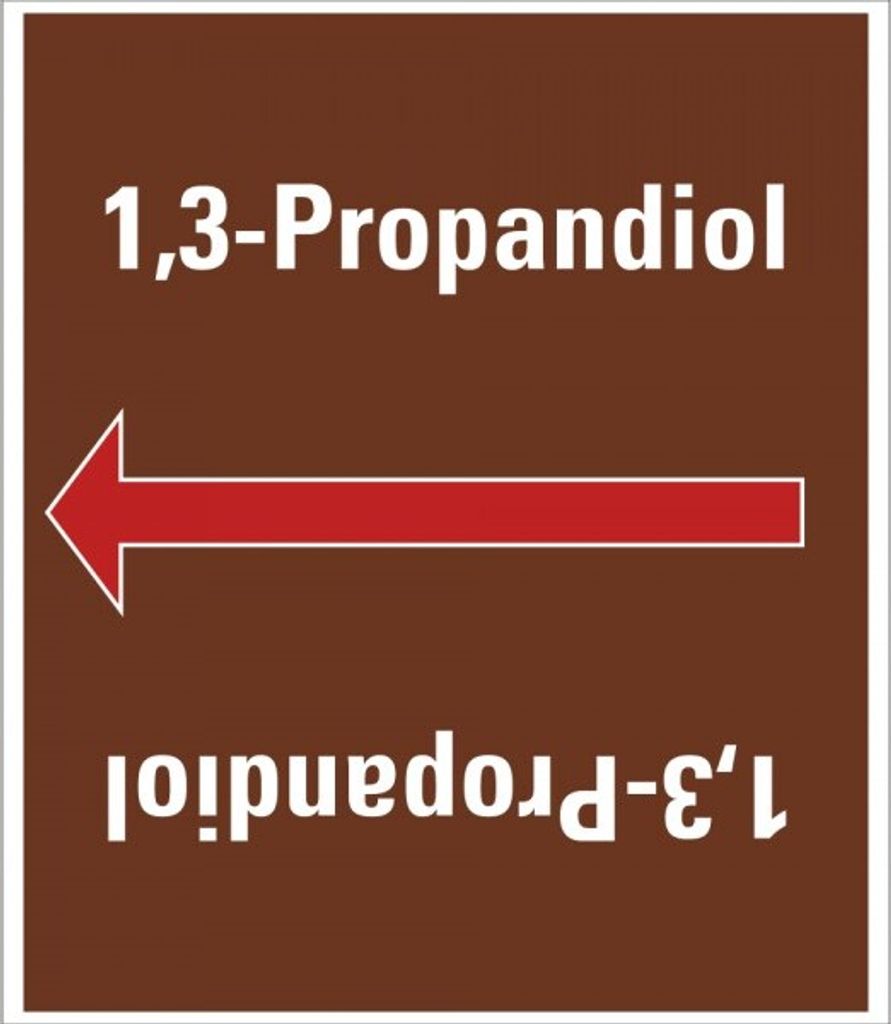 Dreifke® Aufkleber/Rohrleitungsband 1,3-Propandiol, Produktbild 
