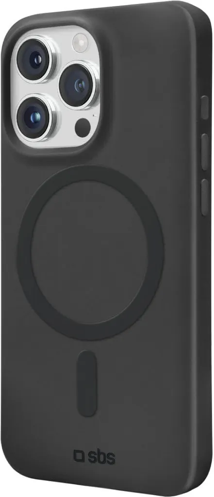 Étui iPhone 16 Pro SBS Instinct Mag Noir - Finition Soft-Touch Slim