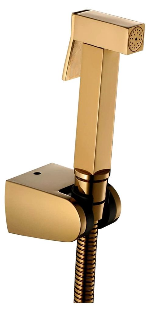 Handsprüher, Messing-Stoffwindel-Sprühgerät, Titan-Gold-Sprayer for die Toilette, reinigen Sie die Toilette, reinigen Sie die Badewanne, spülen...