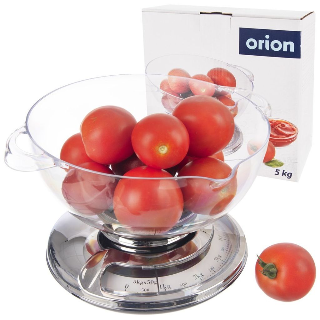 Orion Küchenwaage mechanische Waage mit Schale 5 kg