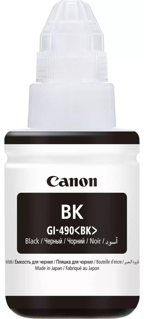 Canon GI-490BK, Schwarz, Canon, 130 ml, Japan, 1 Stück(e) Produktbild 